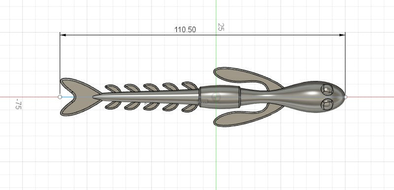 Drop shot bug mold