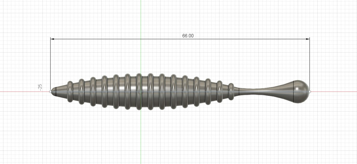 Fall worm 5 pc mold