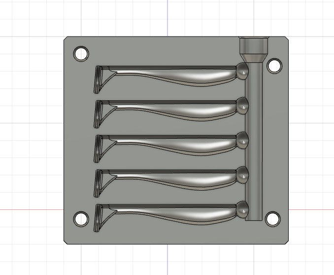 Swim Jim 5 pc mold