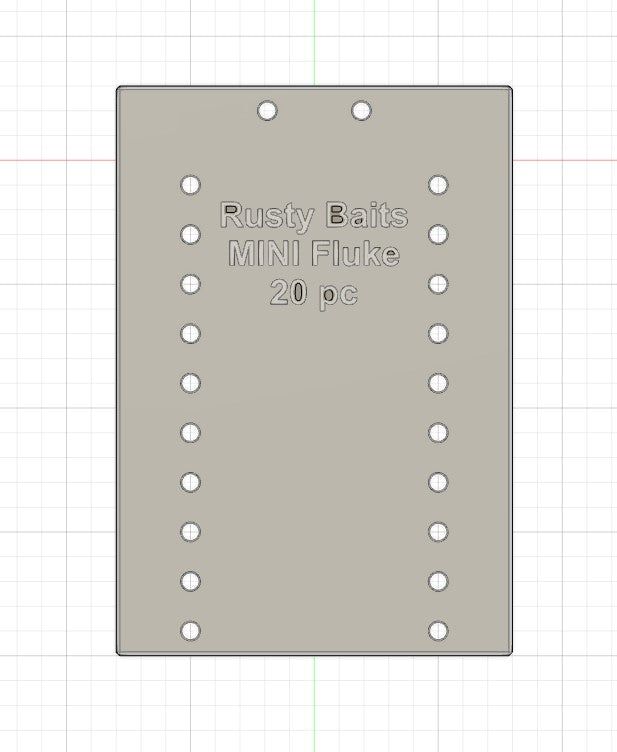 2 1/4 mini fluke style mold