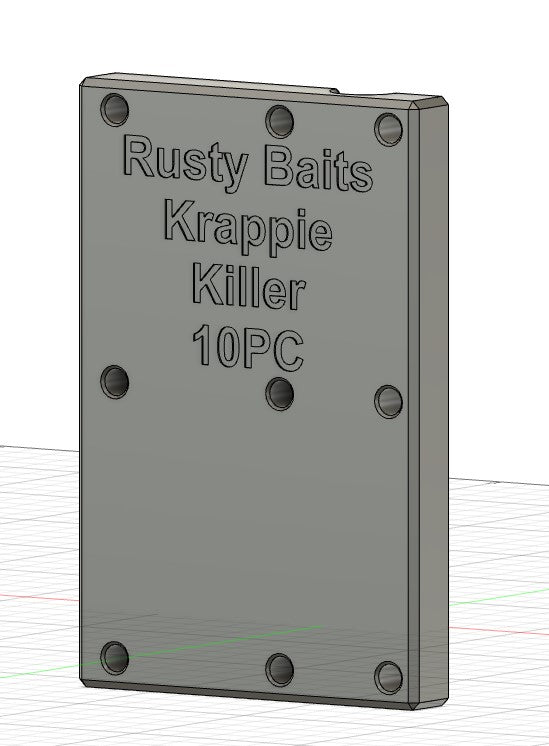 2" Krappie killer 10pc mold